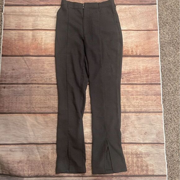 Abercrombie Houndstooth Split Leg Pants -size 28 or 6 The Ultra High Rise Skinny - Picture 4 of 8